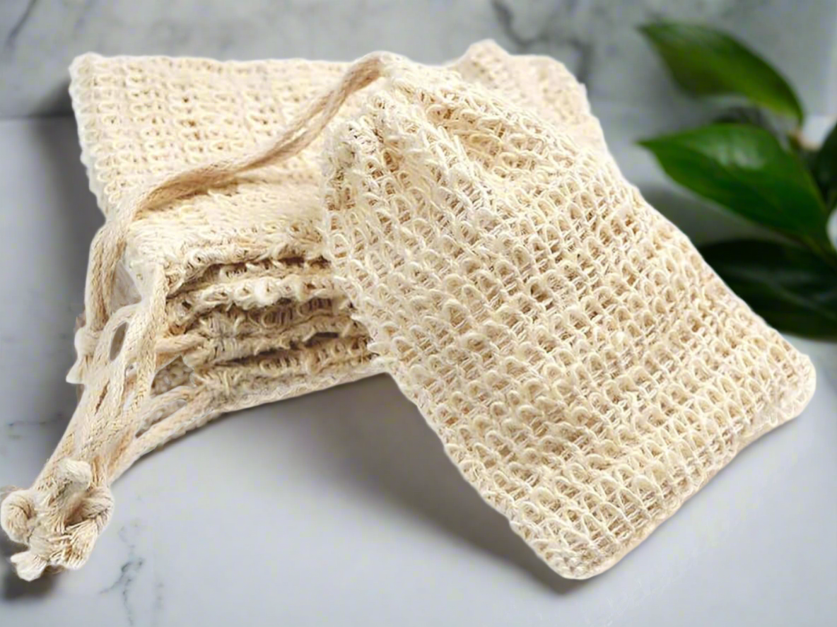 Natural Soap Saver Bag (Woven)