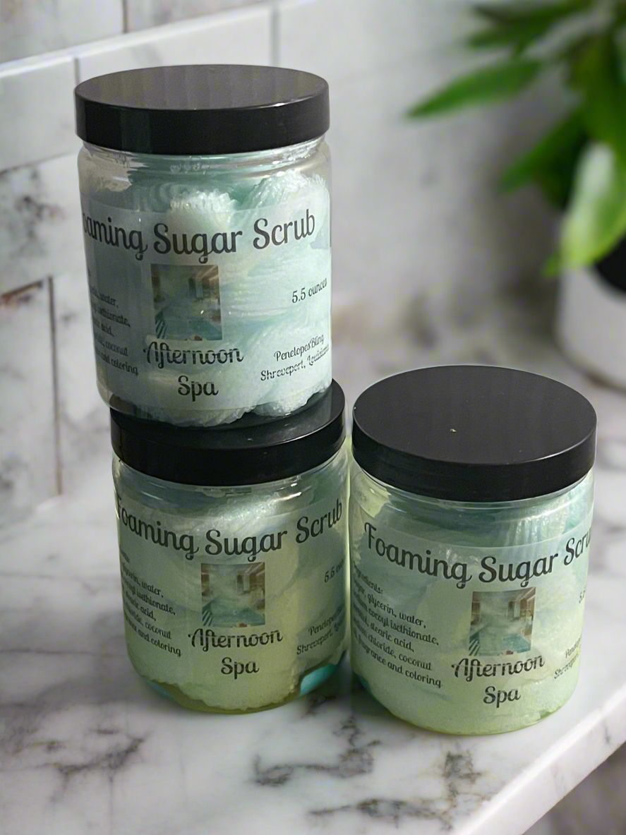 Afternoon Spa Foaming Sugar Scrub