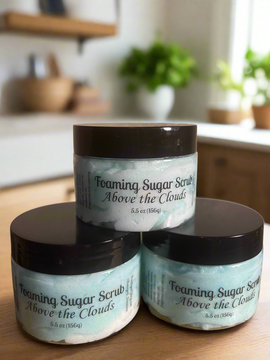 Above the Clouds Foaming Sugar Scrub