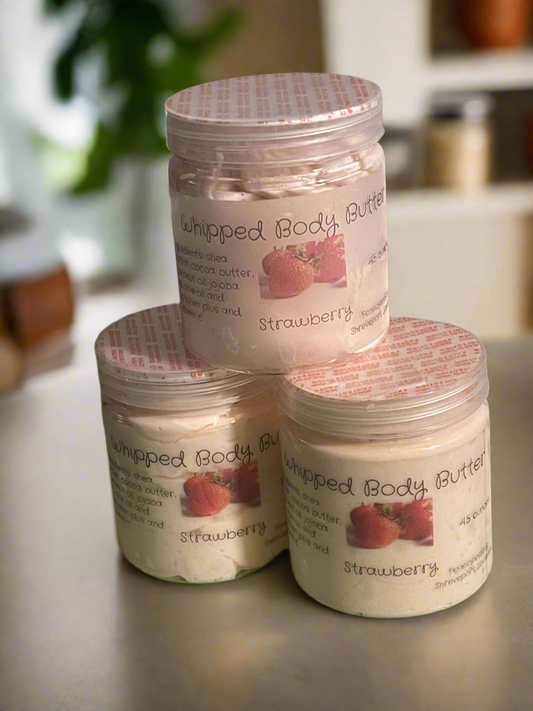Strawberries and Cream Foaming Sugar Scrub