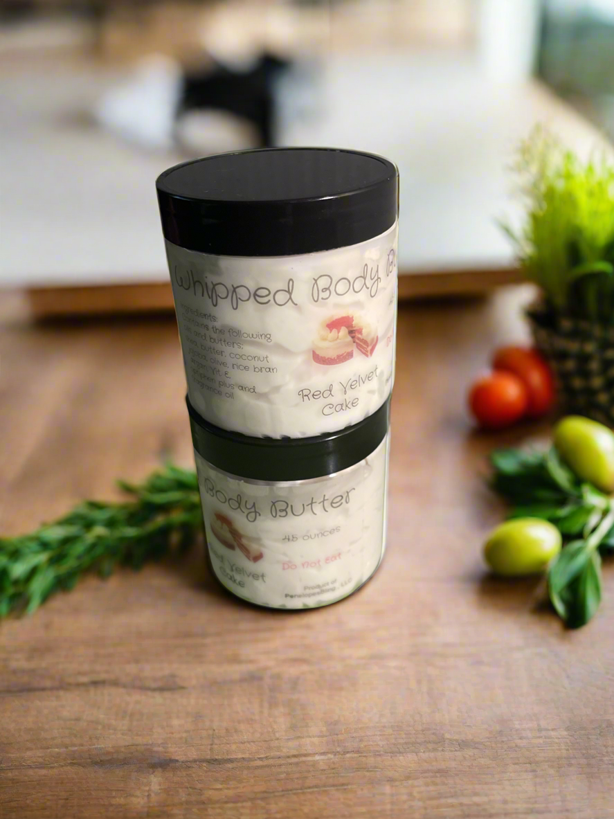 Red Velvet Cake Whipped Body Butter